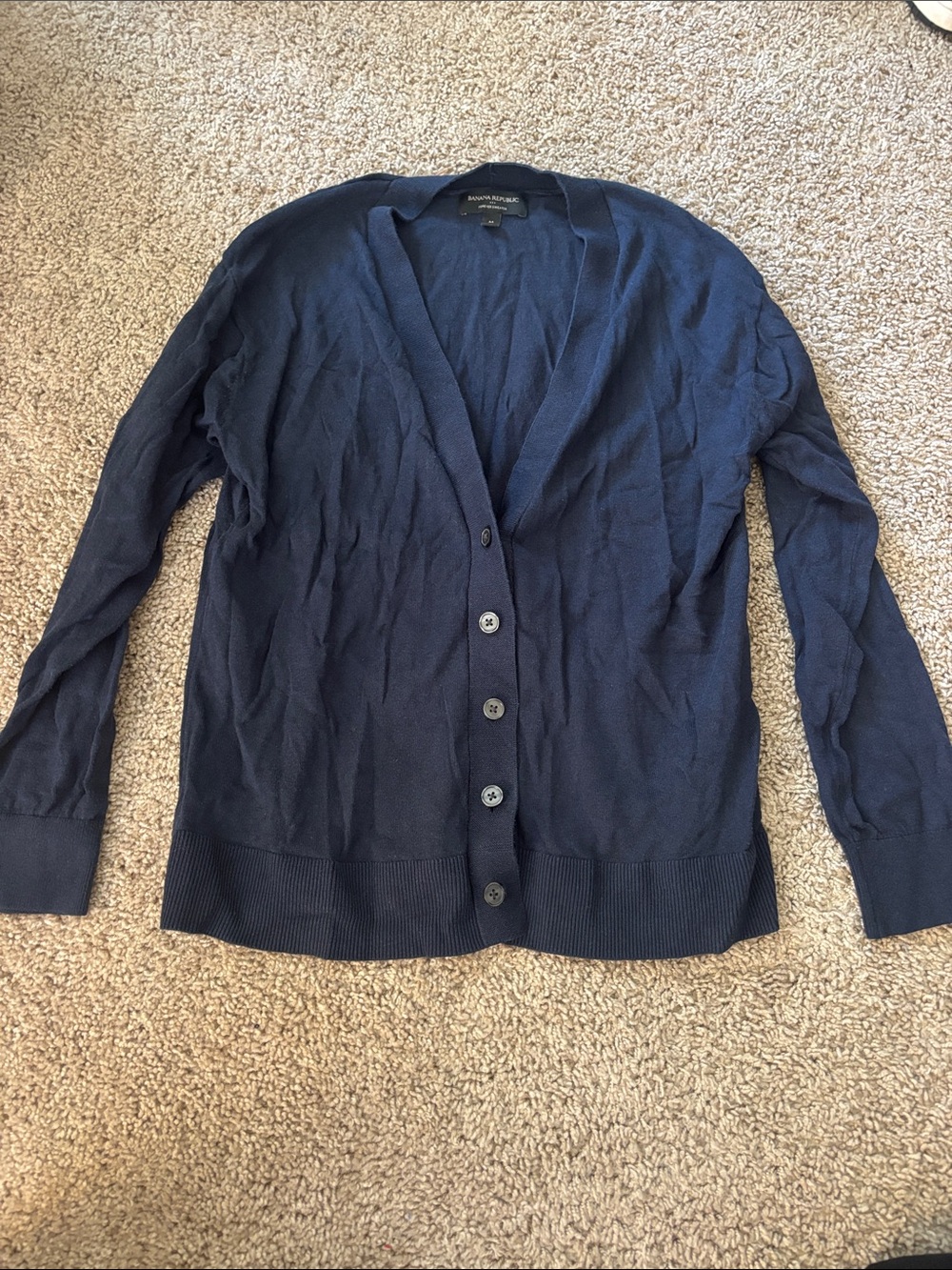 Banana Republic Navy Cardigan